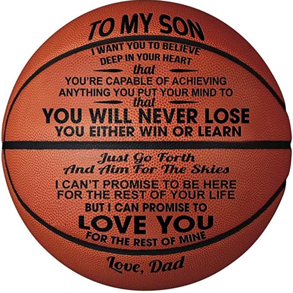 Engraved son basketball nwt